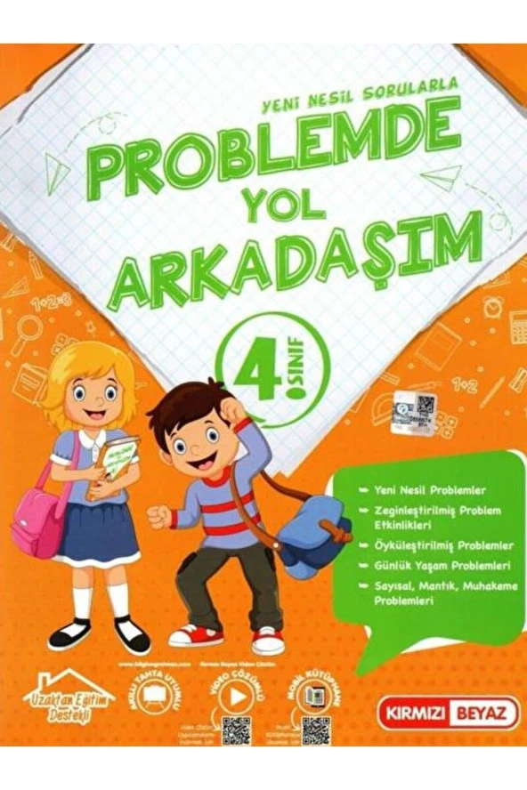 Kırmızı Beyaz Problemde Yol Arkadaşım 4.Sınıf ürün görseli 1