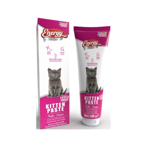 ENERGY YAVRU KEDİ KITTEN PASTE 100GR 1+YAŞA KADAR ürün görseli 1