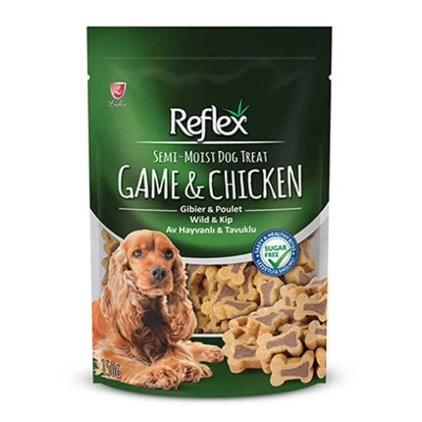 Reflex Game Chicken Av Hayvanlı&tTavuklu Yarı Islak Köpek Ödül Maması 150 Gr ürün görseli 1