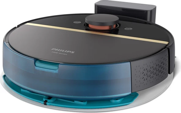 Philips HomeRun 7000 Serisi Aqua XU7000/01 Siyah Gold Akıllı Robot Süpürge ürün görseli 1