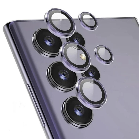 Samsung Galaxy S24 Ultra Kamera Koruyucu Purple ürün görseli 1