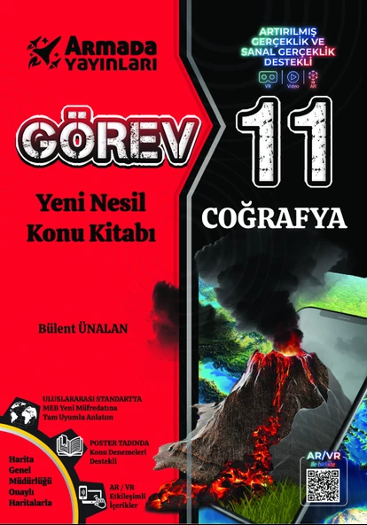 11. Sınıf Coğrafya Görev Konu Kitabı Armada Yayınları ürün görseli 1