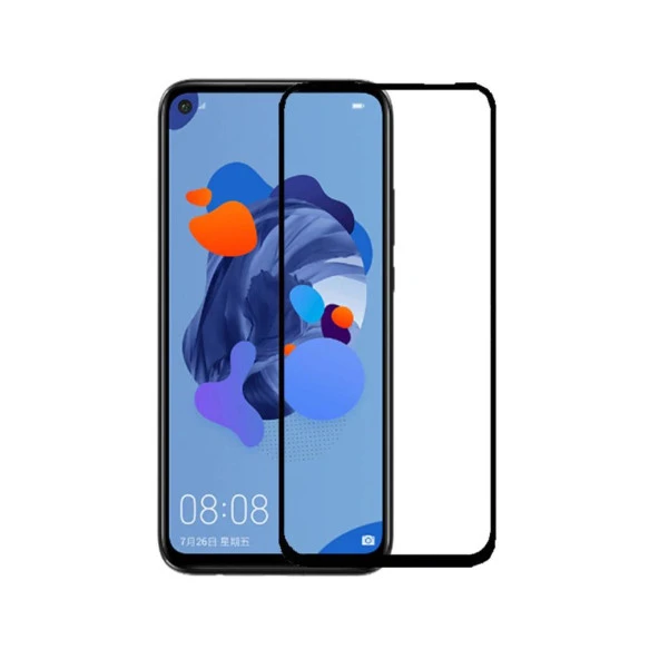 Huawei Mate 30 Lite Ekran Koruyucu 9D Tam Kaplayan Kavisli ürün görseli 1