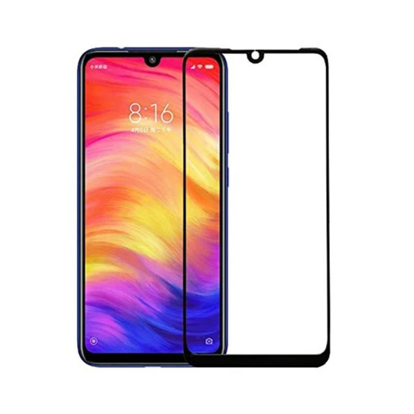 Xiaomi Redmi Note 7 Ekran Koruyucu 9D Tam Kaplayan Kavisli ürün görseli 1