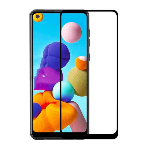 Samsung A21 Ekran Koruyucu 9D Tam Kaplayan Kavisli ürün görseli 1