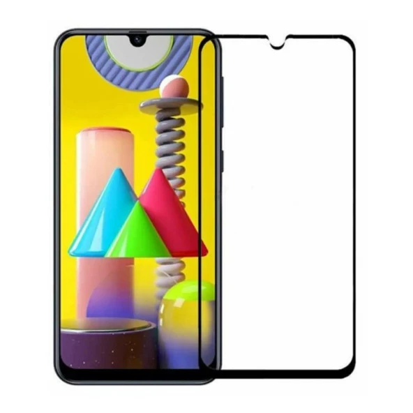 Samsung Galaxy M31 İle Uyumlu Ekran Koruyucu 9D Tam Kaplayan Kavisli ürün görseli 1