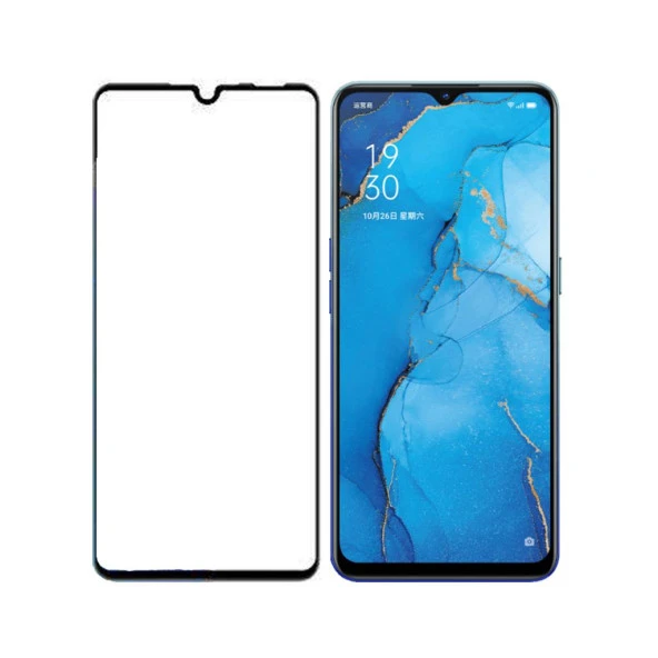 Oppo Reno 3 Ekran Koruyucu 9D Tam Kaplayan Kavisli ürün görseli 1