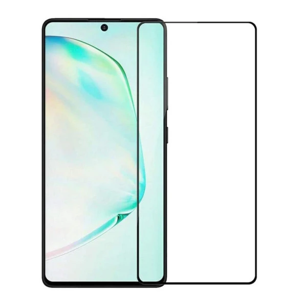 Samsung A81 Ekran Koruyucu 9D Tam Kaplayan Kavisli ürün görseli 1