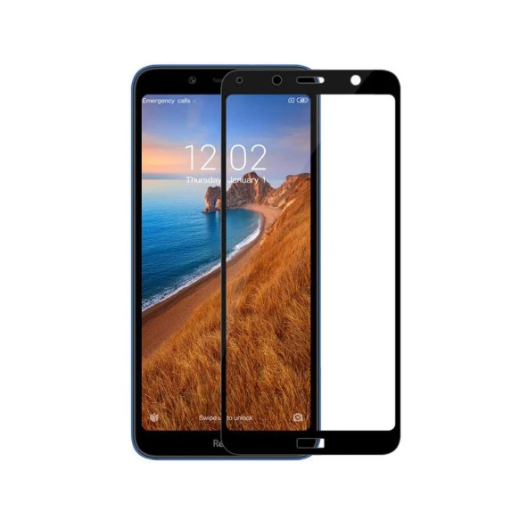 Xiaomi Mi 7A Ekran Koruyucu 9D Tam Kaplayan Kavisli ürün görseli 1
