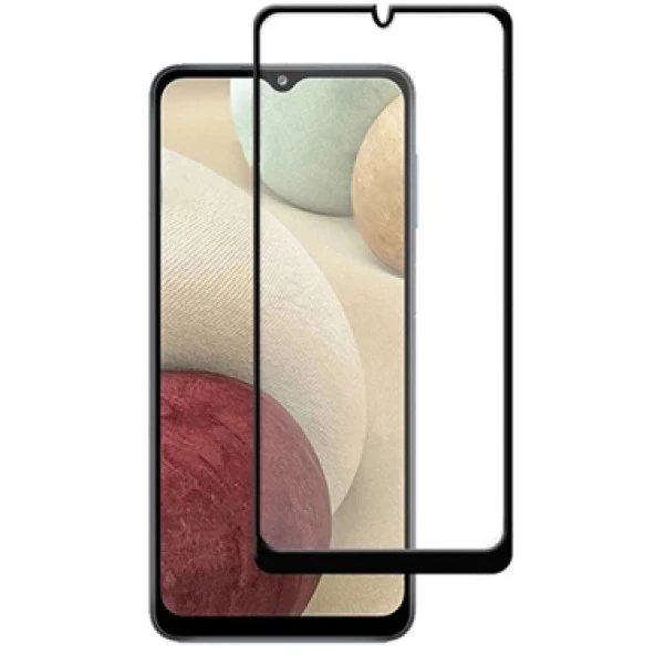 Samsung Galaxy A12 İle Uyumlu Ekran Koruyucu 9D Tam Kaplayan Kavisli ürün görseli 1