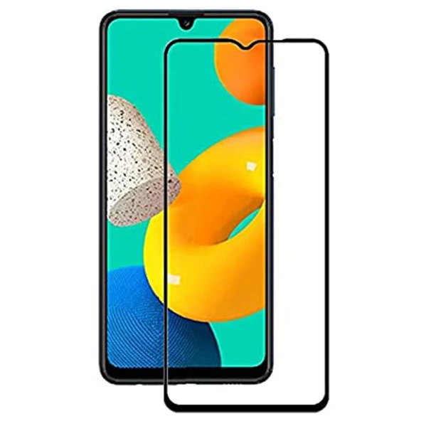 Samsung Galaxy M32 İle Uyumlu Ekran Koruyucu 9D Tam Kaplayan Kırılmaz Cam Kavisli ürün görseli 1