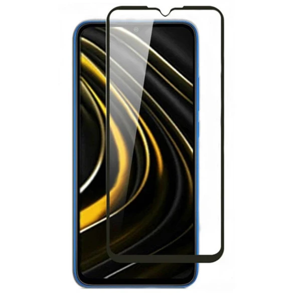 Xiaomi Poco M3 Ekran Koruyucu 9D Tam Kaplayan Kavisli ürün görseli 1