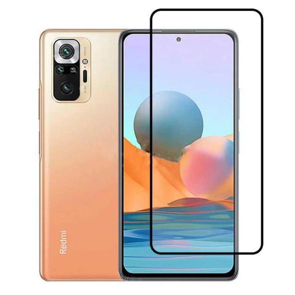 Xiaomi Redmi Note 10 Pro İle Uyumlu Ekran Koruyucu 9D Tam Kaplayan Kırılmaz Cam Kavisli ürün görseli 1