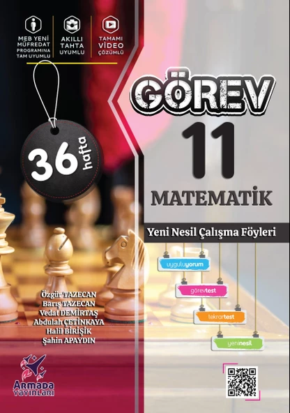 Armada Yayınları 11. Sınıf Görev Matematik Yeni Nesil Çalışma Föyleri (36 Hafta) ürün görseli 1