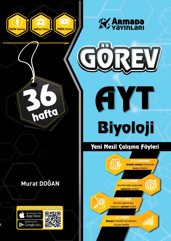 Armada AYT Biyoloji Yeni Nesil Çalışma Föyleri Armada Yayınları ürün görseli 1