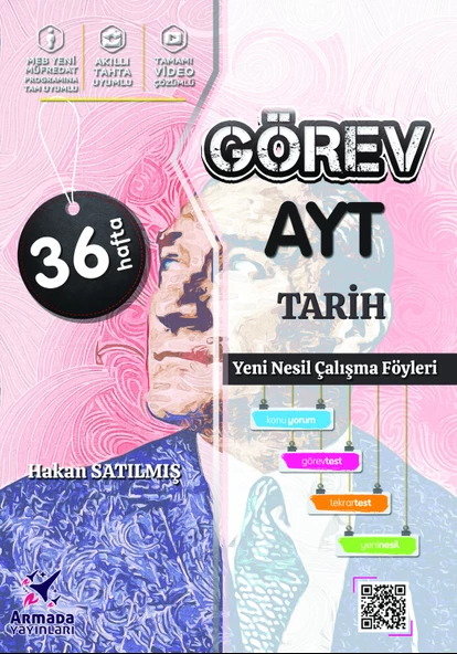 Armada Yayınları Görev Yks Ayt Tarih Yeni Nesil Çalışma Föyleri 36 Hafta ürün görseli 1
