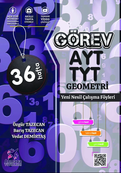 Armada Yayınları Görev YKS TYT AYT Geometri Yeni Nesil Çalışma Föyleri ürün görseli 1