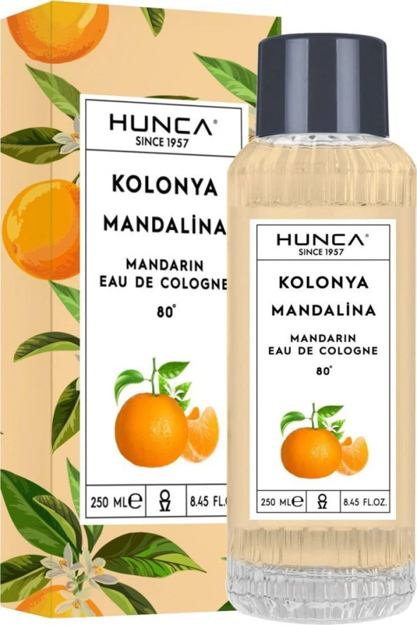 Hunca Mandalina Kolanyası 250 ml Cam Şişe ürün görseli 1