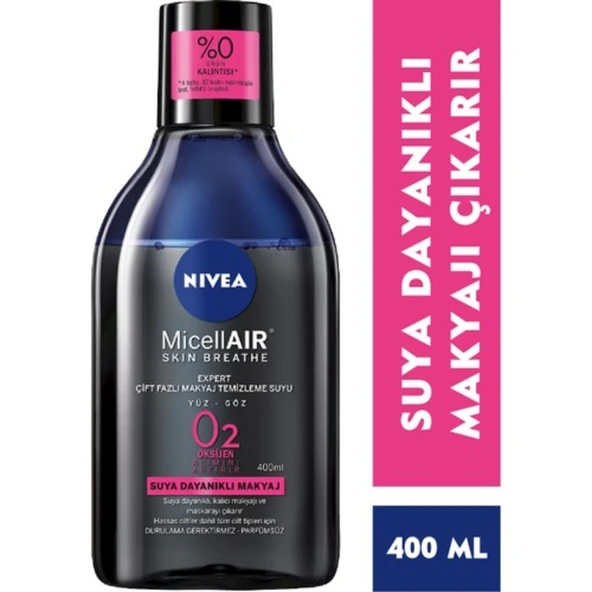 Nivea Micellair Expert Çift Fazlı Makyaj Temizleme Suyu 400 ML ürün görseli 1
