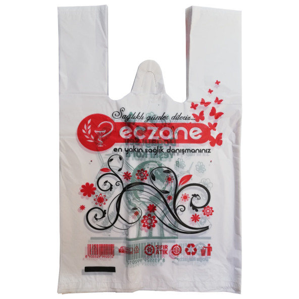 Bio Eczane Poşeti Mini Atlet Boy Poşet 22x35 Cm 1 Kg X 200'lü ürün görseli 1