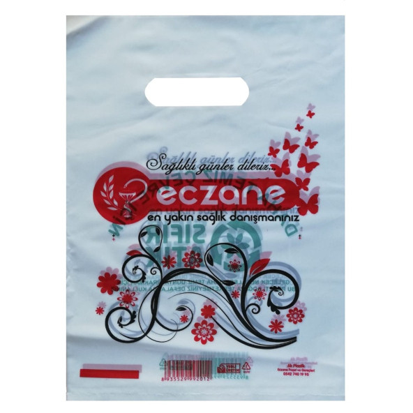 Bio Eczane Poşeti El Geçme Poşet 25x35 Cm 5 Kg X 1000'li ürün görseli 1