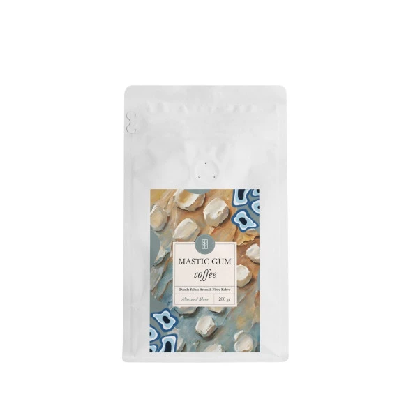 Mim and More Mastic Gum Coffee Damla Sakızı Aromalı Kahve Filtre Kahve 200 Gr ürün görseli 1