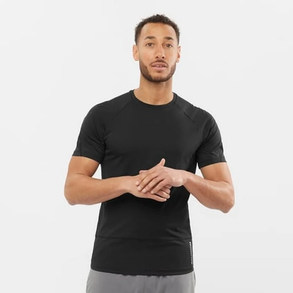 Salomon LC1869400 Cross Run Ss Tee M Erkek Tişört ürün görseli 1