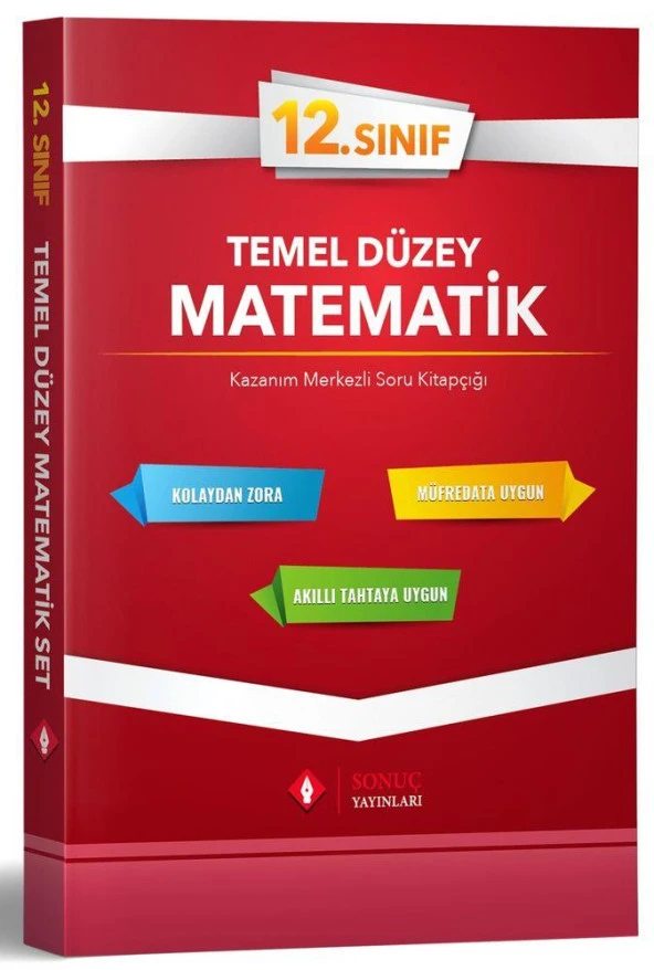 12. Sınıf  Matematik Temel Düzey Tek Kitap Sonuç Yayınları ürün görseli 1