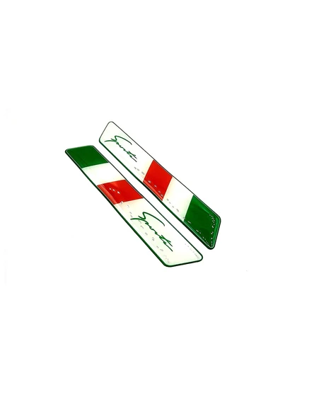 İTALYA Çamurluk Logosu Uyumlu Damla Sticker - İtalya Sports Sticker Damla ürün görseli 1