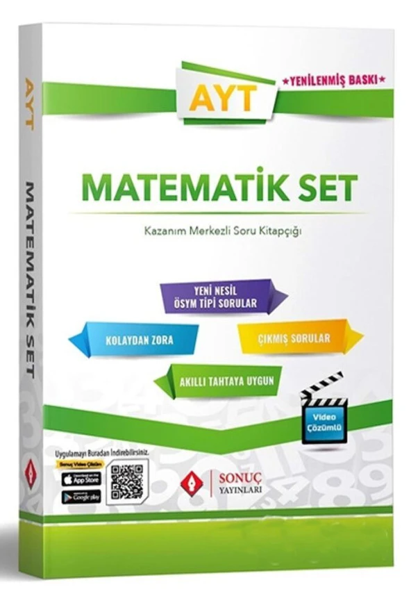 AYT Matematik Kazanım Merkezli Soru Bankası Seti Sonuç Yayınları ürün görseli 1