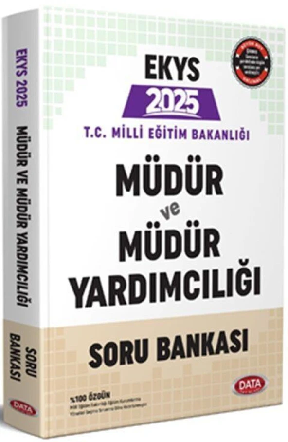 2025 MEB EKYS Müdür ve Müdür Yardımcılığı Soru Bankası Data Yayınları ürün görseli 1