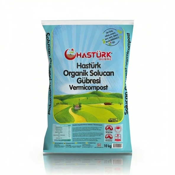 Hastürk Organik  Katı Solucan Gübresi 10 Kg ürün görseli 1