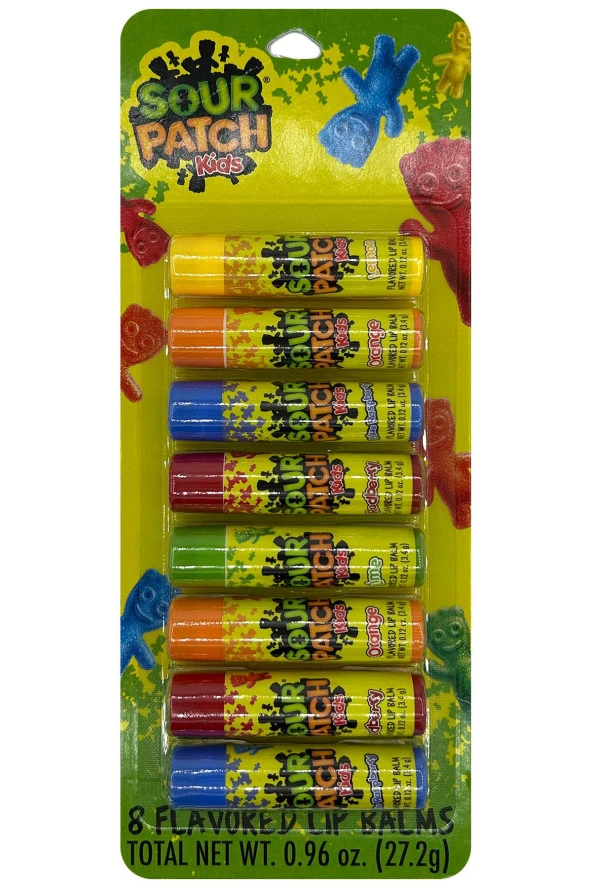 Taste Beauty Sour Patch Kids Lip Balm Dudak Balsamı Çeşit Paketi 8 Adet ürün görseli 1