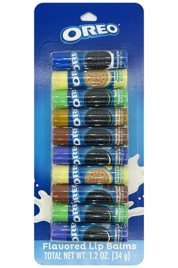 Taste Beauty Oreo Lip Balm Dudak Balsamı Çeşit Paketi 10 Adet ürün görseli 1