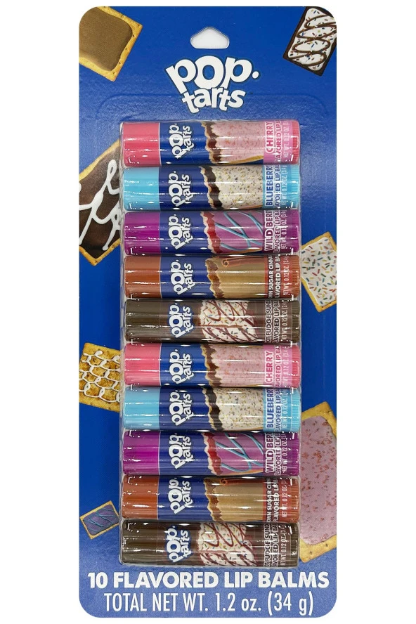 Taste Beauty Pop Tarts Lip Balm Dudak Balsamı Çeşit Paketi 10 Adet ürün görseli 1