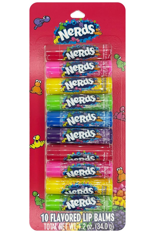 Taste Beauty Nerds Lip Balm Dudak Balsamı Çeşit Paketi 10 Adet ürün görseli 1
