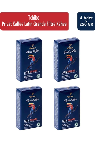 Tchibo Privat Latin Grande Filtre Kahve 250 gr x 4 Adet ürün görseli 1