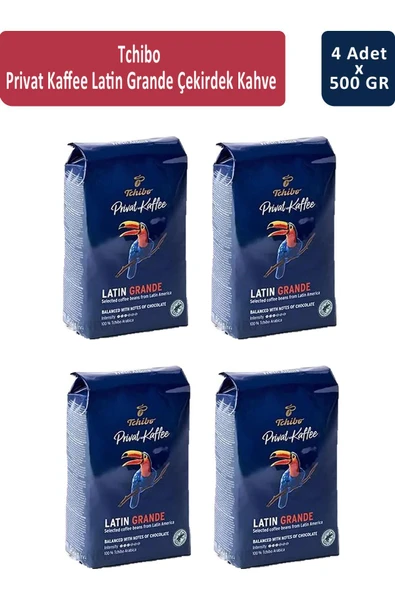 Tchibo Privat Latin Grande Çekirdek Kahve 500 gr x 4 Adet ürün görseli 1
