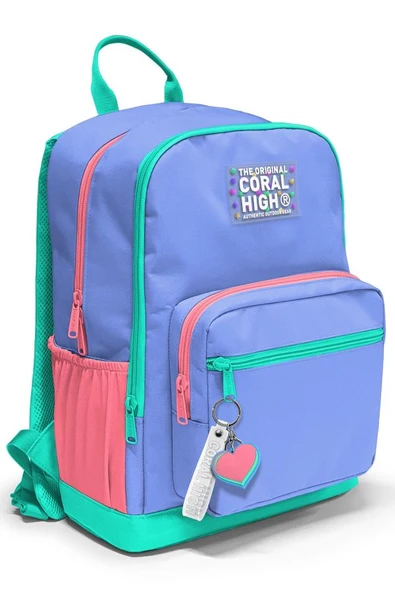 Coral High Dört Bölmeli Derin Mavi Ortaokul Çantası - Erkek Çocuk ürün görseli 1