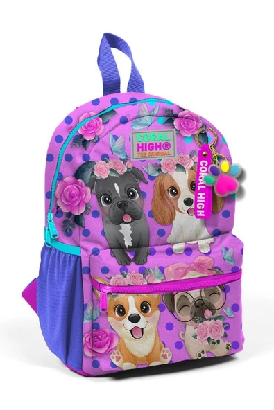 Coral High Pembe Köpek Mini Yuva Sırt Çantası - Kız Çocuk ürün görseli 1