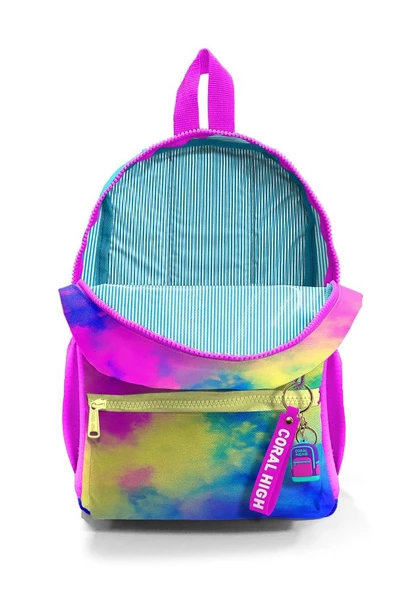 Coral High Renkli Batik Mini Yuva Sırt Çantası - Kız Çocuk ürün görseli 1