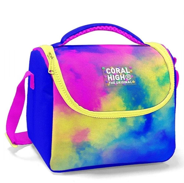 Coral High Renkli Batik Isı Yalıtımlı Beslenme Çantası - Kız Çocuk ürün görseli 1