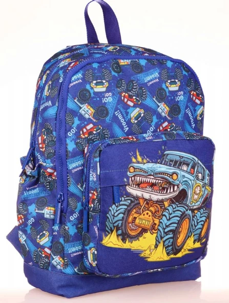 Kaukko Kids Lacivert Arazi Aracı Erkek Çocuk Okul Sırt Çantası ürün görseli 1