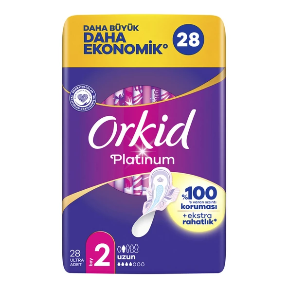 Orkid Platinum Uzun Ped 28 Adet - Resim 2