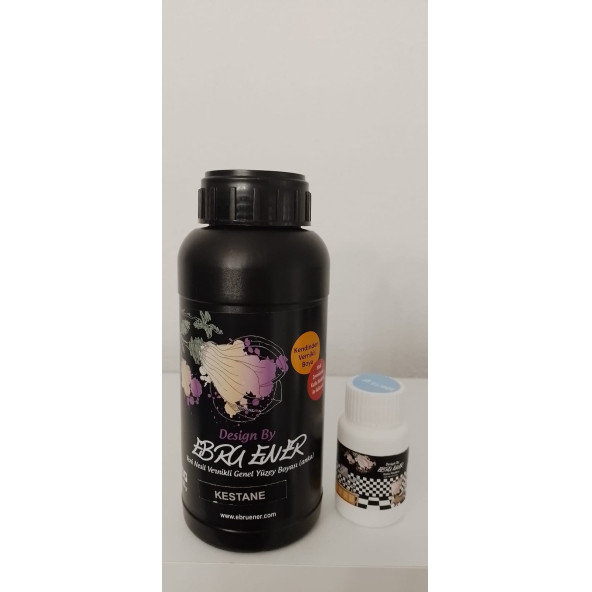 Ebru Ener Anka Vernikli Genel Yüzey Boyası Kestane 500 gr. ve Katkı Maddesi 15 gr. ürün görseli 1