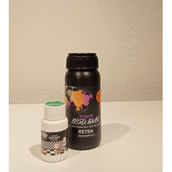 Ebru Ener Anka Vernikli Genel Yüzey Boyası Keten 250 gr. ve Katkı Maddesi 7,5 gr. ürün görseli 1