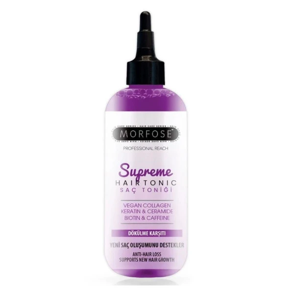Morfose Supreme Vegan Kolajen İçeren Dökülme Karşıtı Saç Toniği 300 ml ürün görseli 1