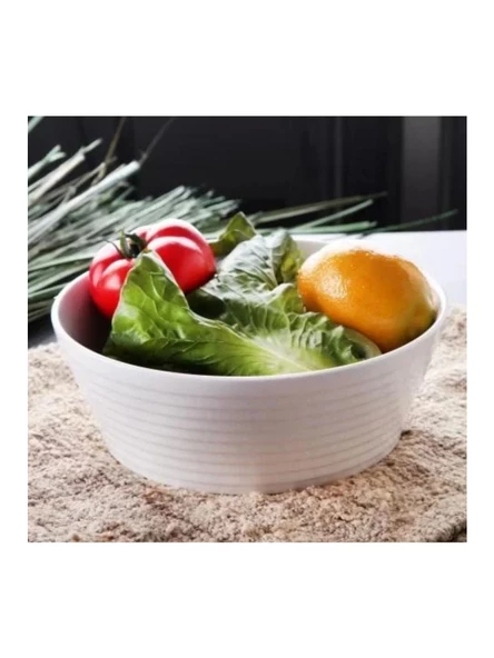 Gönül GNL3465 Beyaz Porselen Kase 24x8.5 cm ürün görseli 1