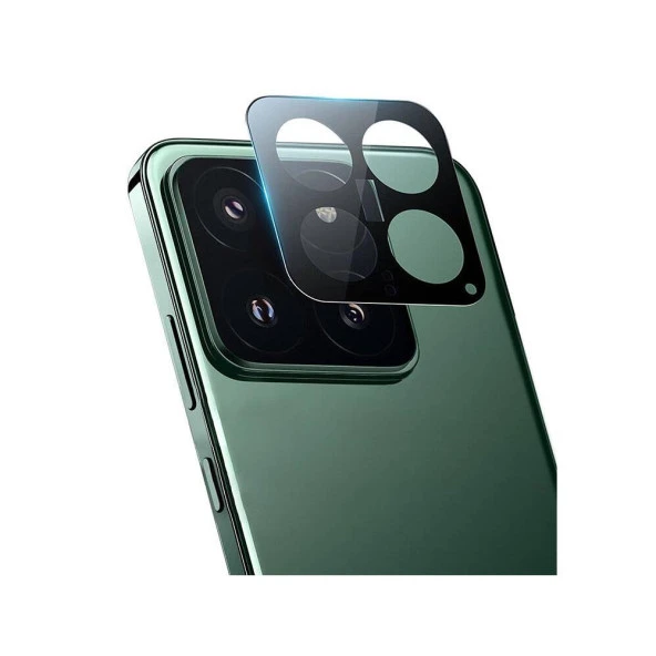 Vendas Xiaomi Mi 14 Uyumlu Tam Kaplama 3D Cam Kamera Lens Koruyucu ürün görseli 1