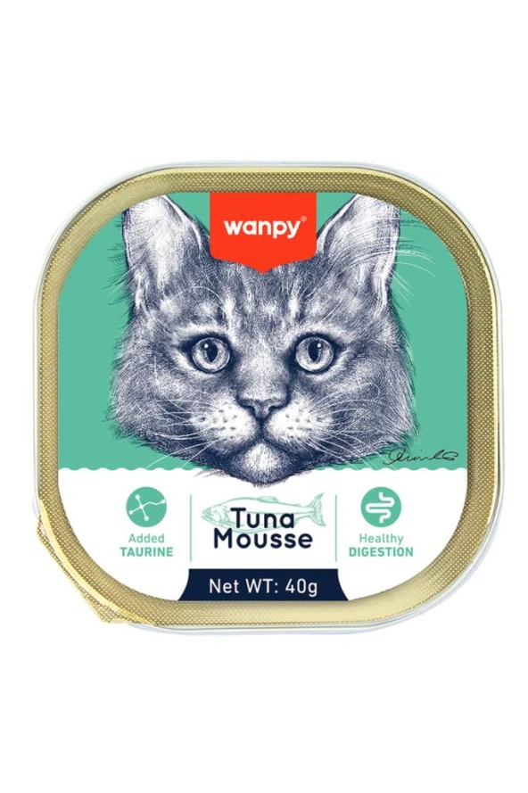 Wanpy Ton Balıklı Alutray Kedi Konserve 40 gr ürün görseli 1